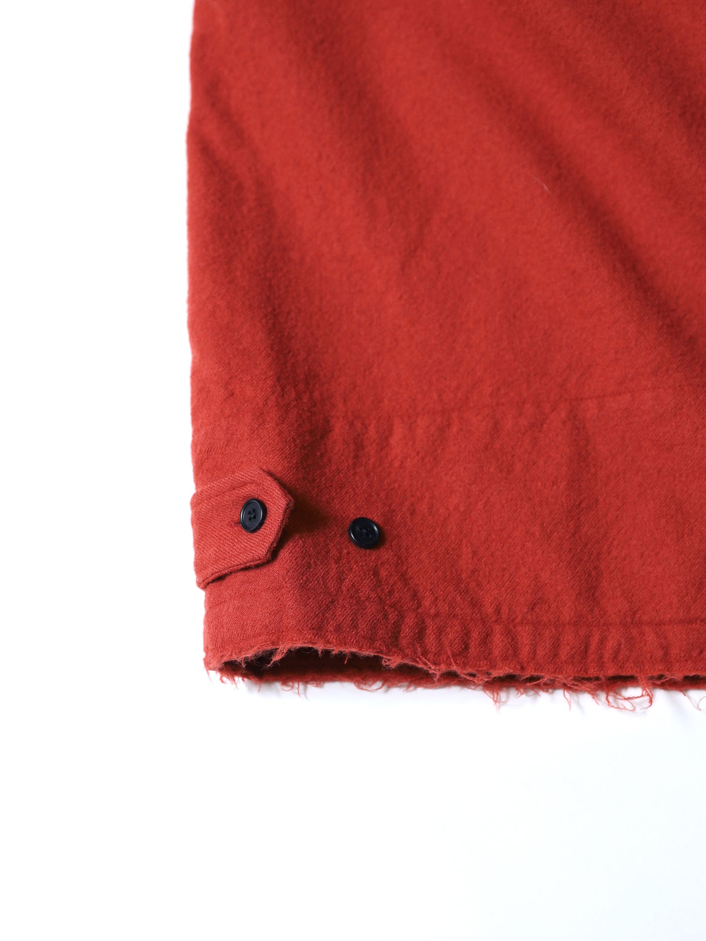 ANCELLM　SHRINK WOOL ZIP-UP SHIRT JACKET