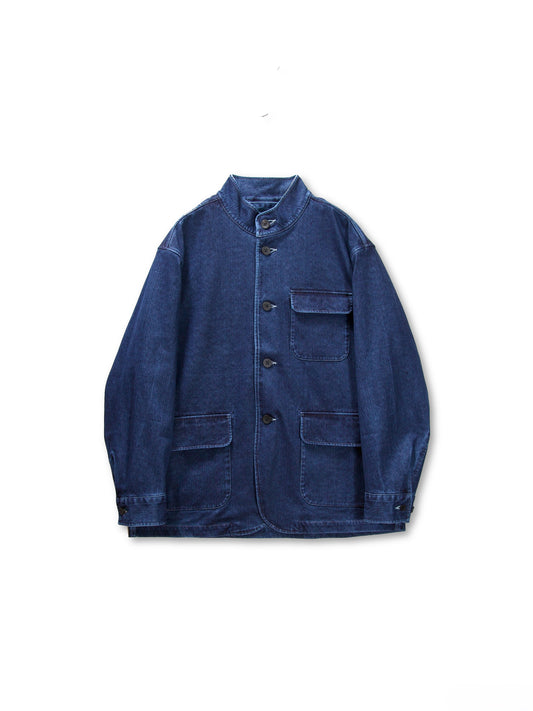 KANEMASA PHIL.　32G Denim Collarless Coveralls