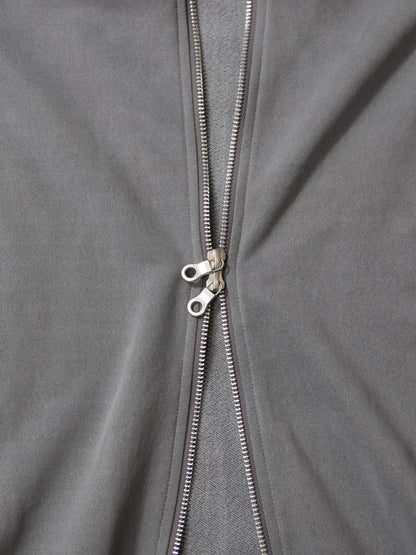 KANEMASA PHIL.　28G Cupro Zip Sweat