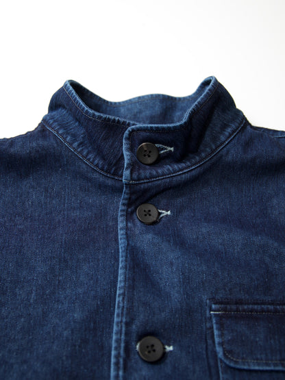 KANEMASA PHIL.　32G Denim Collarless Coveralls