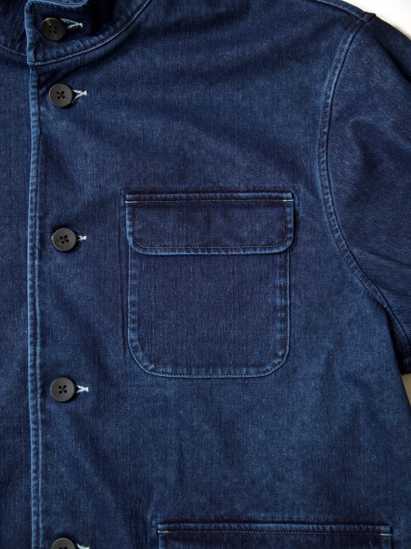 KANEMASA PHIL.　32G Denim Collarless Coveralls