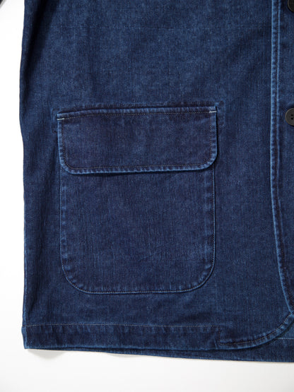 KANEMASA PHIL.　32G Denim Collarless Coveralls