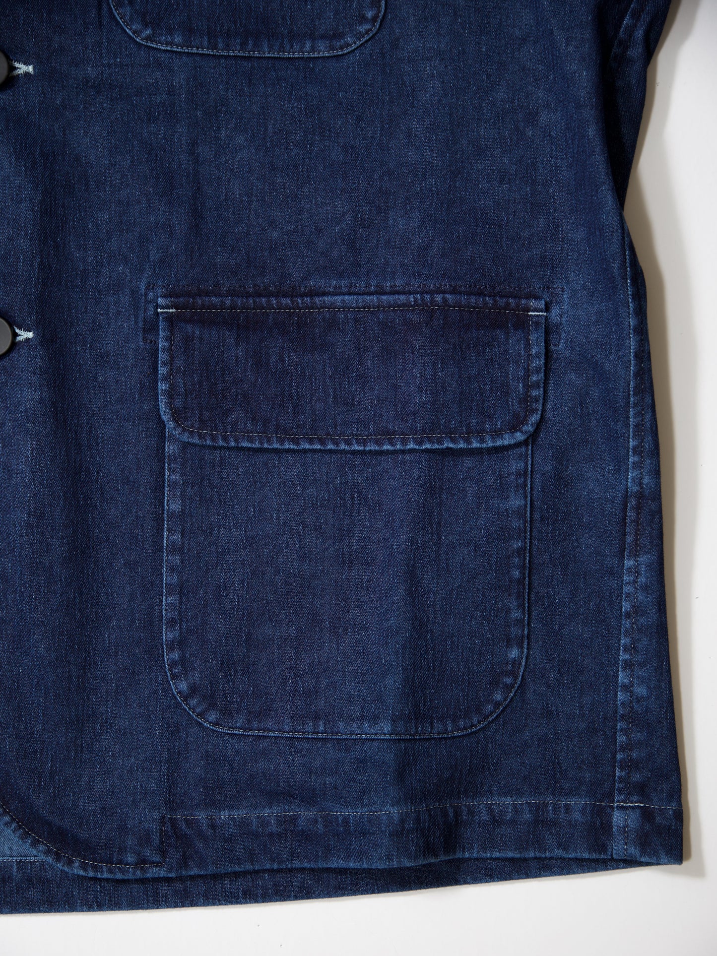 KANEMASA PHIL.　32G Denim Collarless Coveralls