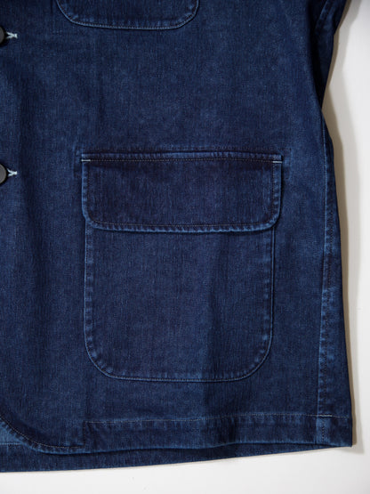 KANEMASA PHIL.　32G Denim Collarless Coveralls