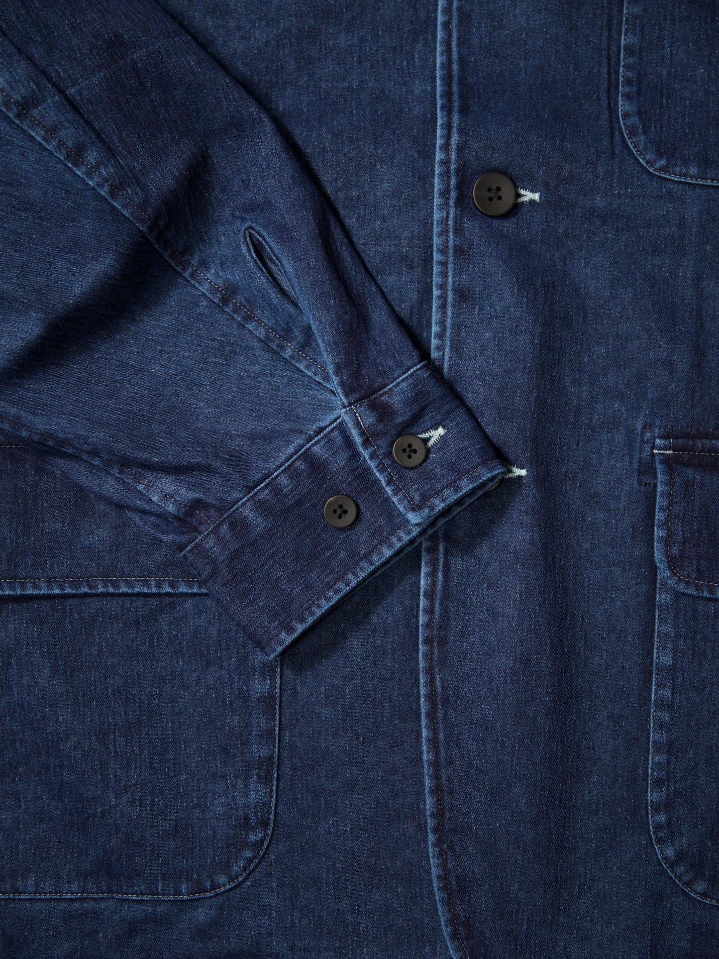KANEMASA PHIL.　32G Denim Collarless Coveralls