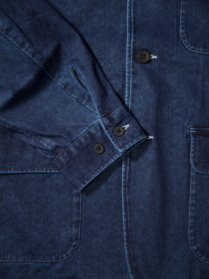 KANEMASA PHIL.　32G Denim Collarless Coveralls