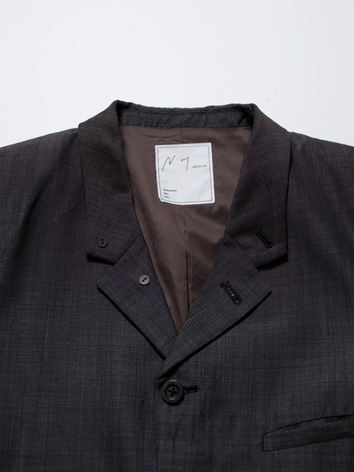 ANCELLM　LAYERED TAILORED JACKET