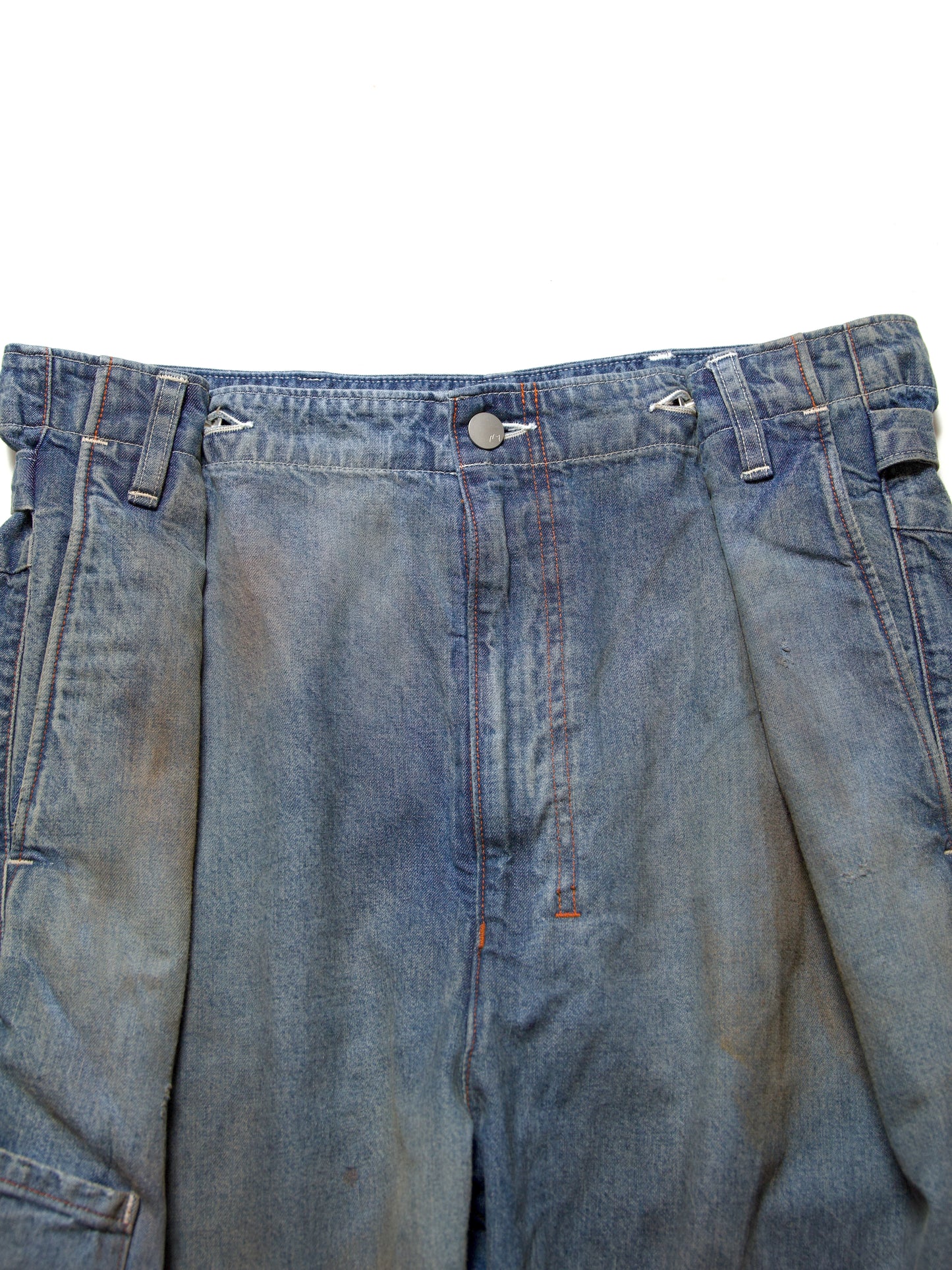 ANCELLM　DENIM PAINTER PANTS