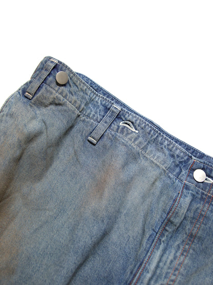 ANCELLM　DENIM PAINTER PANTS