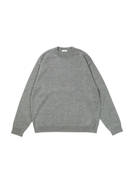 WOOL WASHI CREWNECK SWEATER