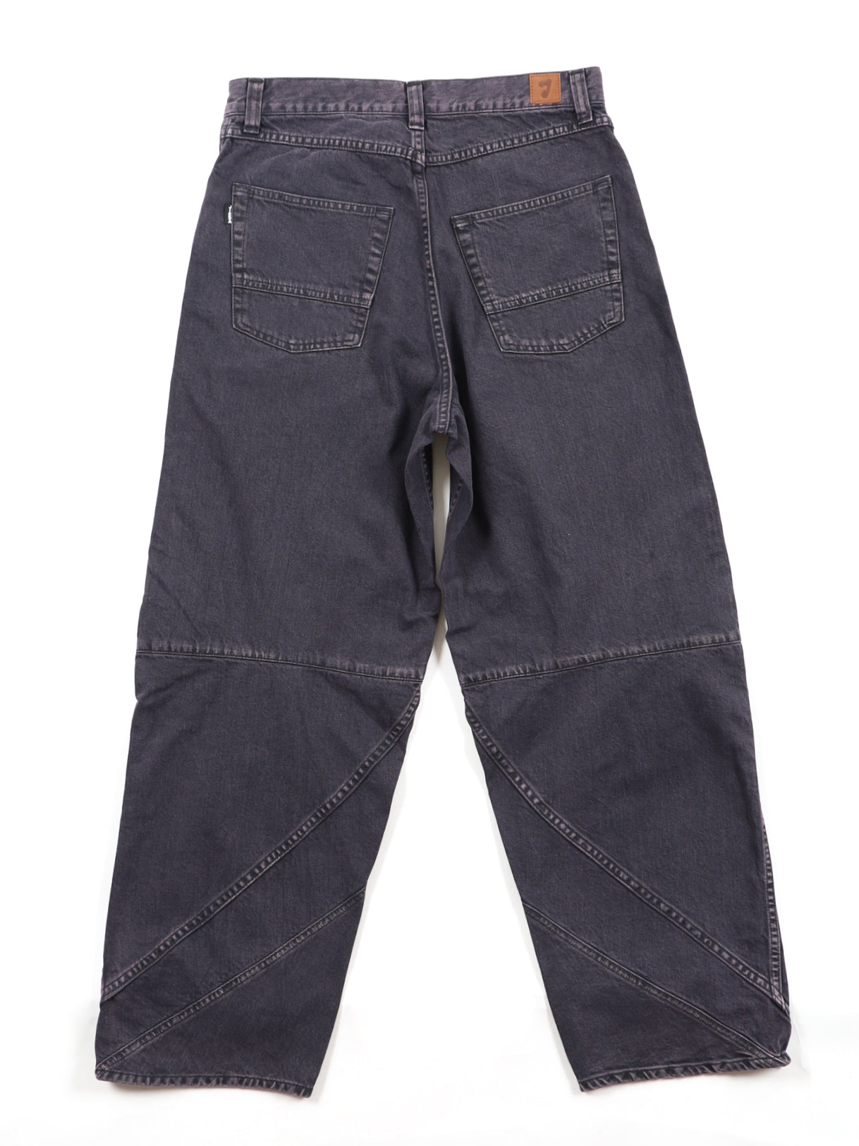 SWITCHING BAGGY DENIM PANTS