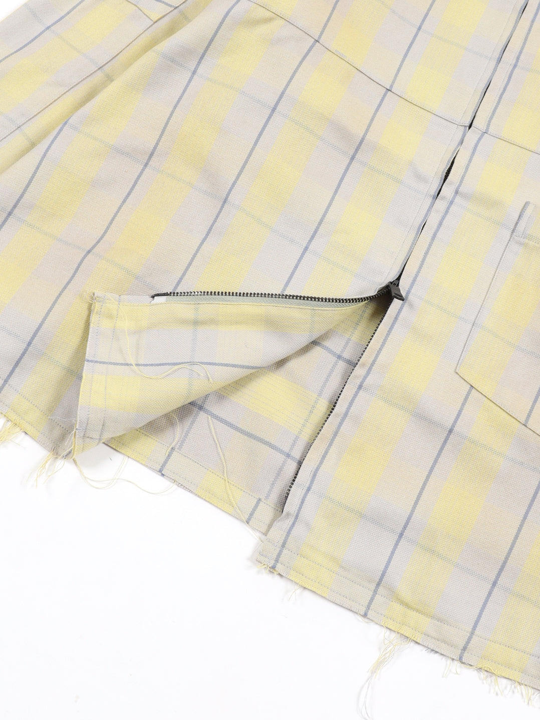 C/R CHECK SHORT ZIPUP SHIRT JACKET