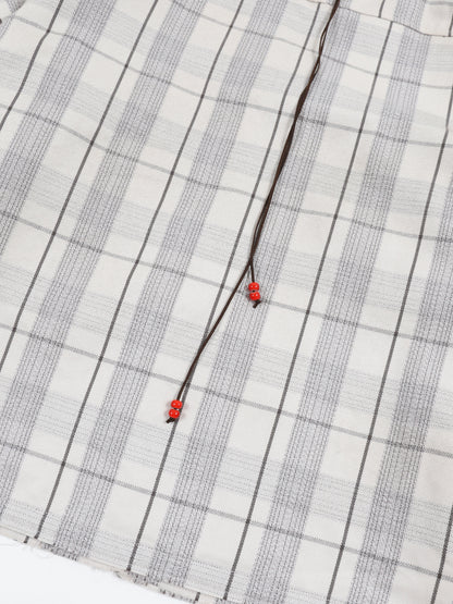 C/R CHECK SHORT ZIPUP SHIRT JACKET