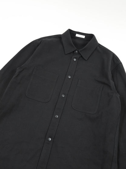HARD WASHED COTTON SHIRT JACKET