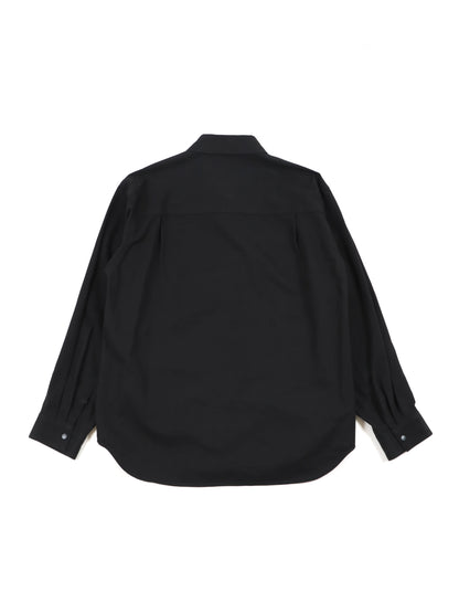 HARD WASHED COTTON SHIRT JACKET