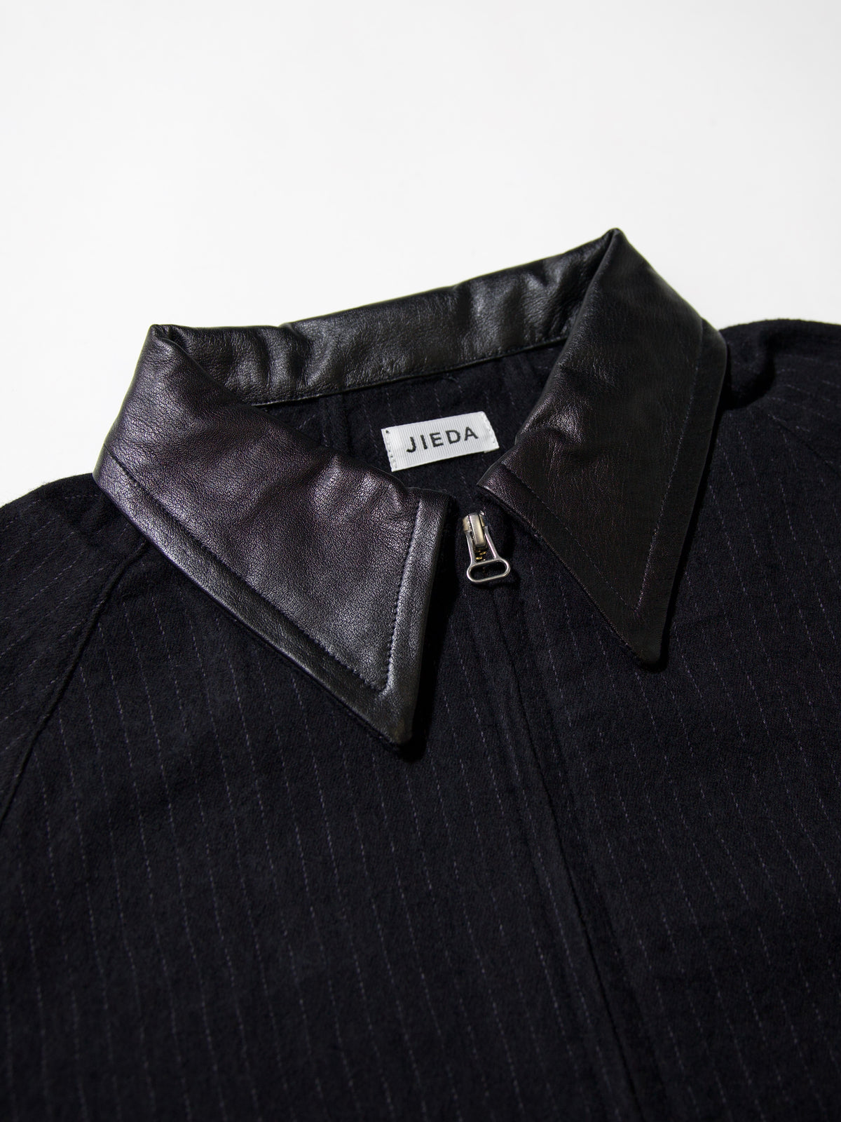 JIEDA　LEATHER COLLAR SHORT JACKET