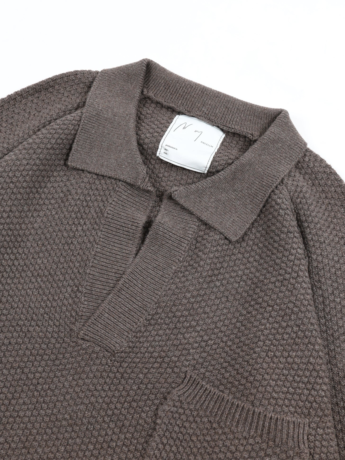 トップス NKNIT raccoon mix skipper KNIT NKNIT 24AW raccoon mix skipper KNIT