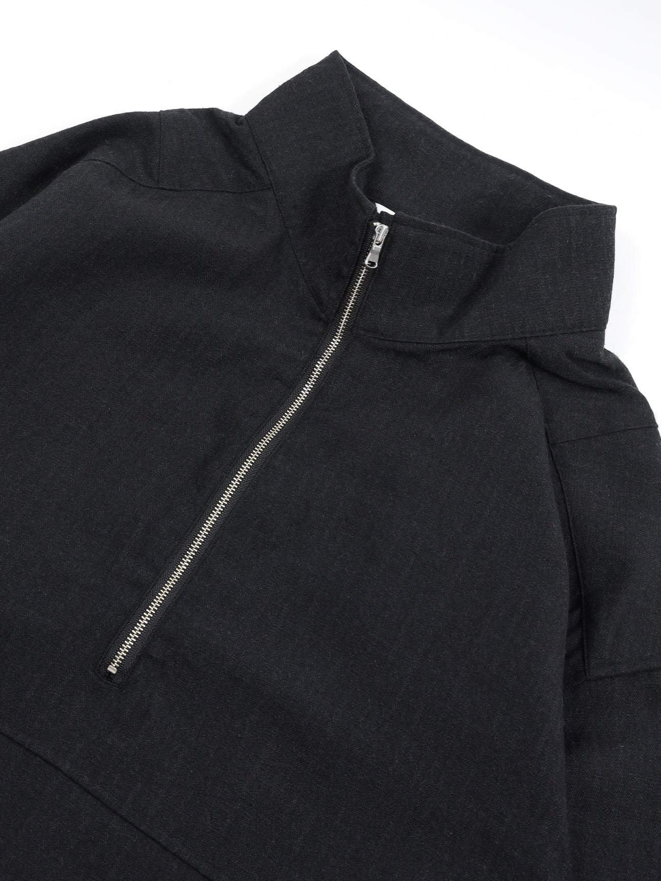 WOOL HALF ZIP PULL OVER SHIRT