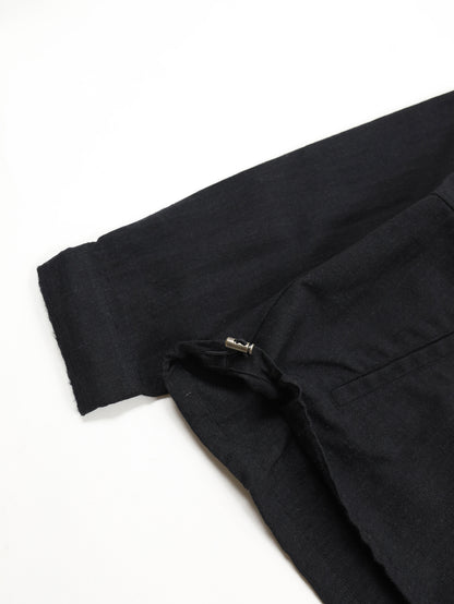 WOOL HALF ZIP PULL OVER SHIRT