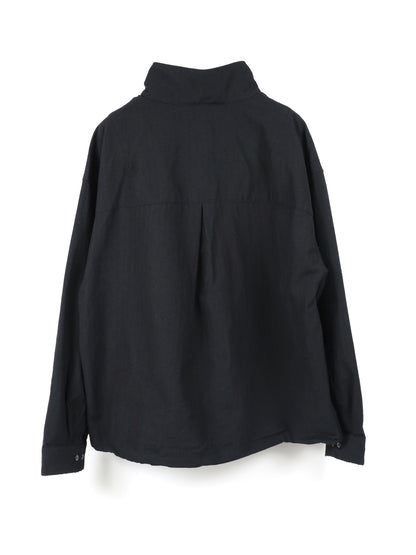 WOOL HALF ZIP PULL OVER SHIRT