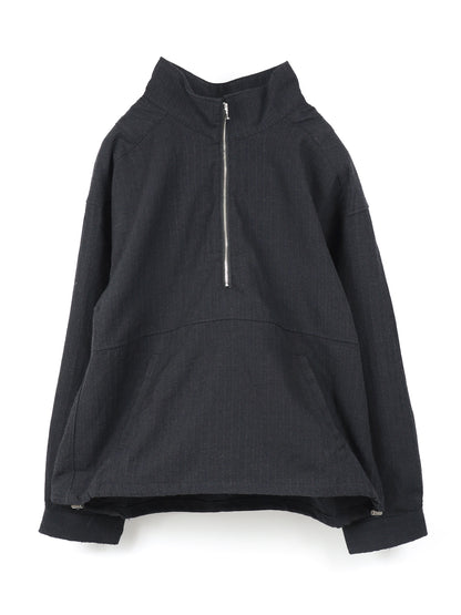 WOOL HALF ZIP PULL OVER SHIRT