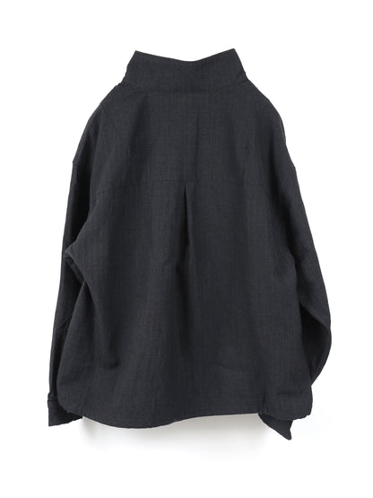 WOOL HALF ZIP PULL OVER SHIRT
