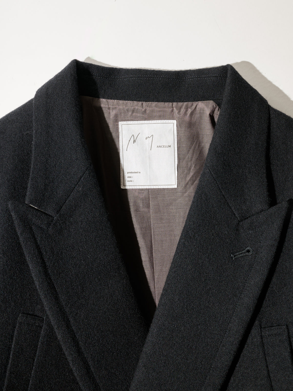 ANCELLM　DOUBLE TAILORED JACKET