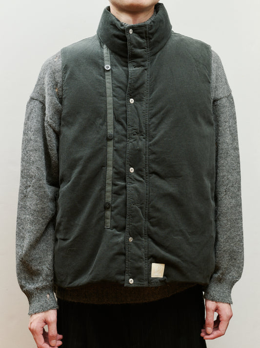 INNAT　GARMENT DYED DOWN VEST
