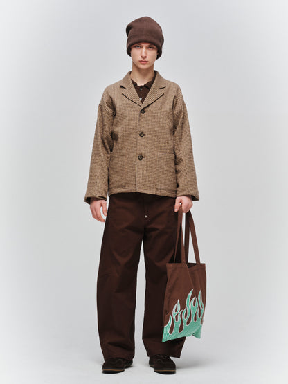 JIEDA　FLAME PATTERN TOTE BAG
