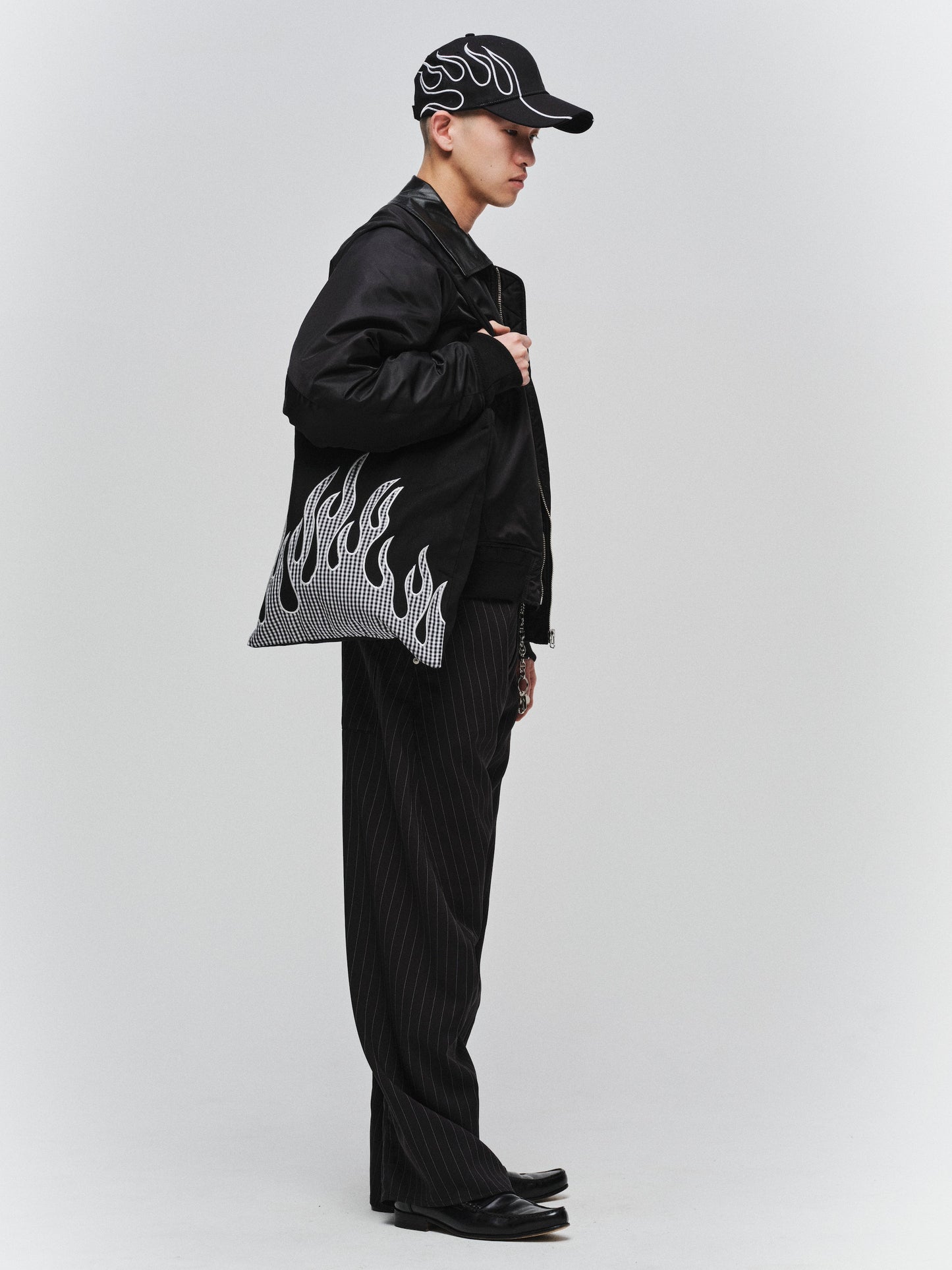 JIEDA　FLAME PATTERN TOTE BAG