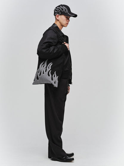 JIEDA　FLAME PATTERN TOTE BAG