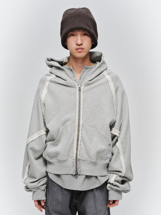 JIEDA × RUSSELL ATHLETIC ZIP HOODIE