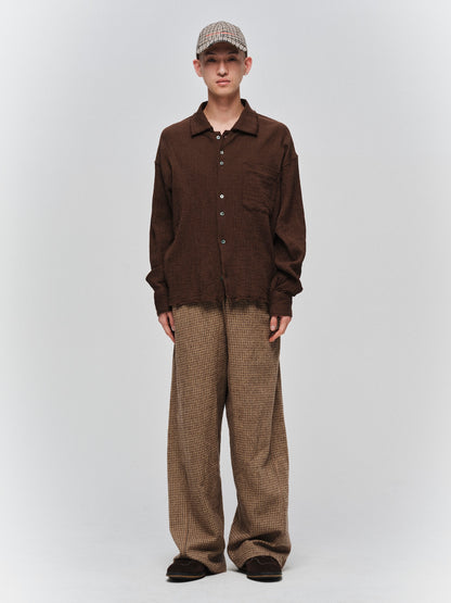 JIEDA　CUT-OFF SHORT SHIRT
