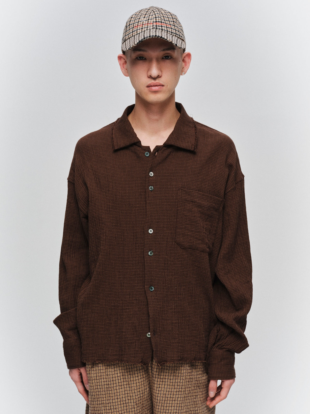 JIEDA　CUT-OFF SHORT SHIRT