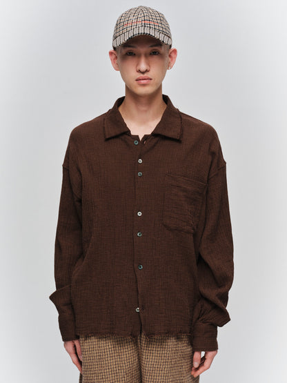 JIEDA　CUT-OFF SHORT SHIRT