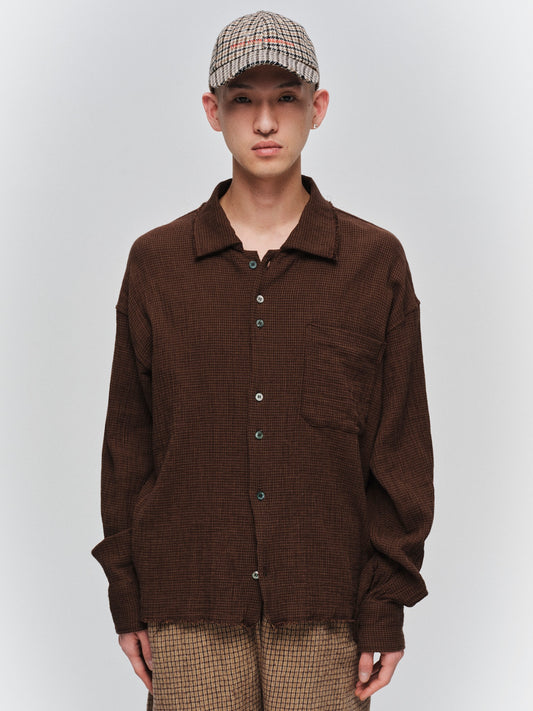 JIEDA　CUT-OFF SHORT SHIRT