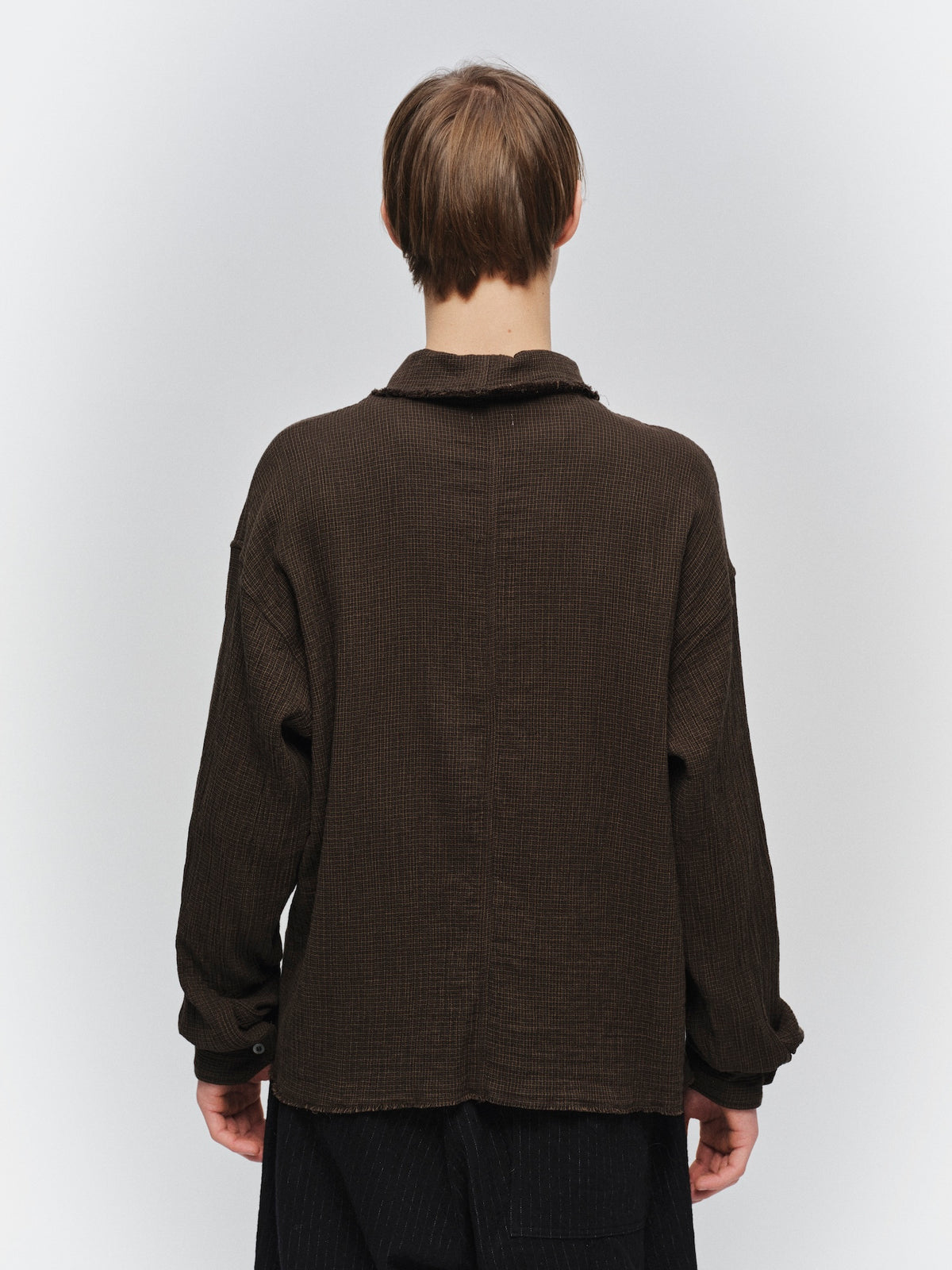 JIEDA　CUT-OFF SHORT SHIRT