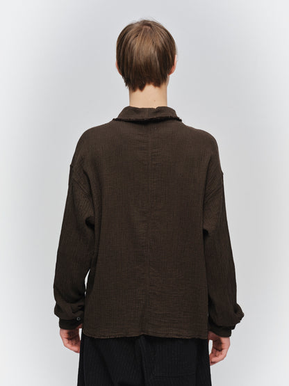 JIEDA　CUT-OFF SHORT SHIRT