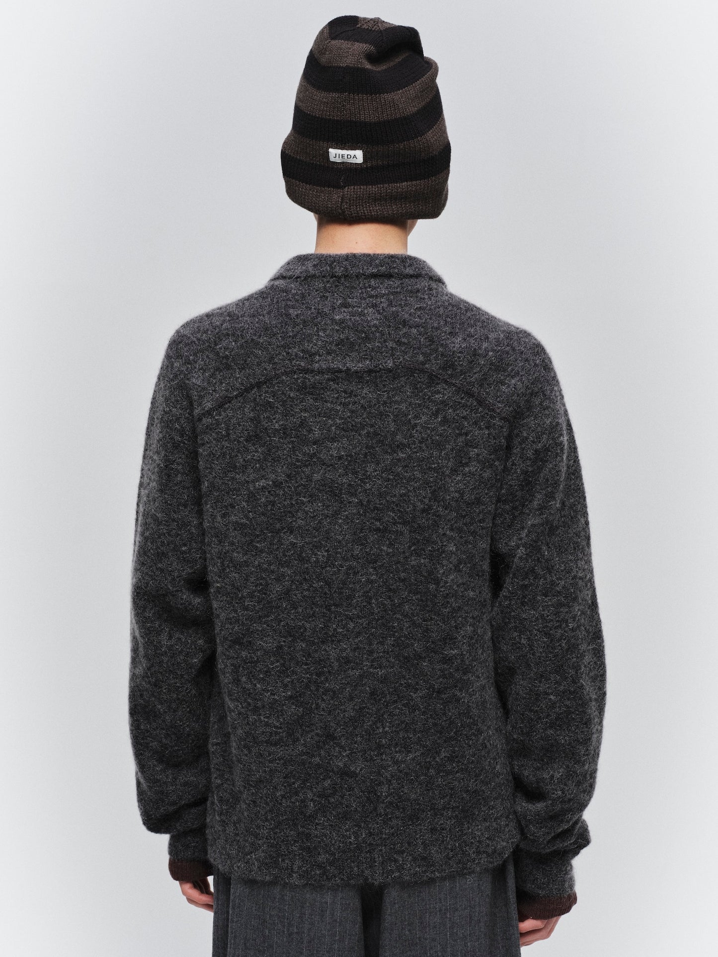 JIEDA　LAYERED MOHAIR KNIT SHIRT