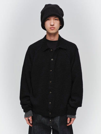 JIEDA　LAYERED MOHAIR KNIT SHIRT