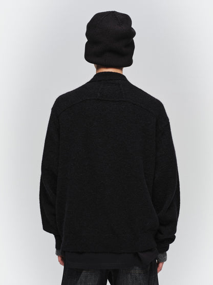 JIEDA　LAYERED MOHAIR KNIT SHIRT