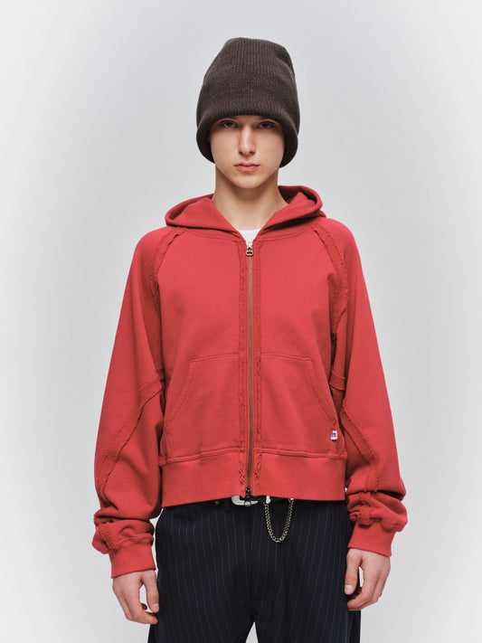 JIEDA × RUSSELL ATHLETIC ZIP HOODIE
