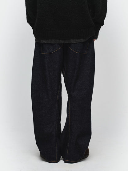 JIEDA　3D CUTTING DENIM PANTS