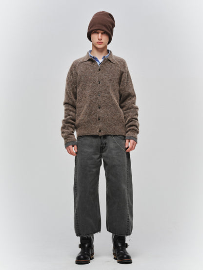 JIEDA　LAYERED MOHAIR KNIT SHIRT