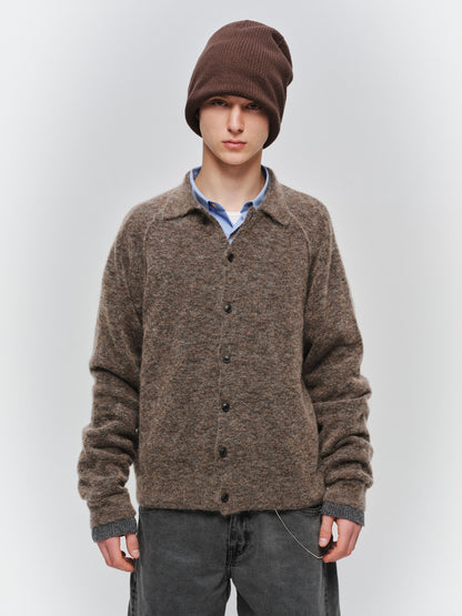 JIEDA　LAYERED MOHAIR KNIT SHIRT