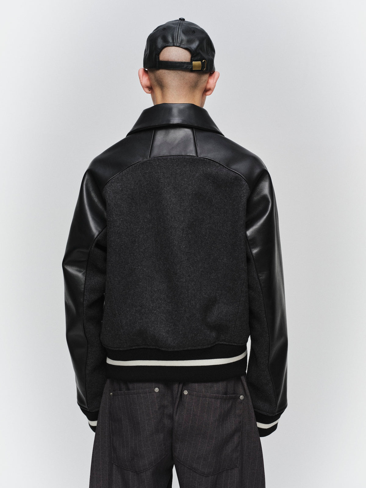 JIEDA　DRAPING VARSITY JACKET