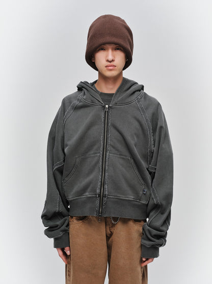 JIEDA × RUSSELL ATHLETIC ZIP HOODIE