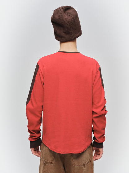 JIEDA　SWITCHING HENRY NECK L/S