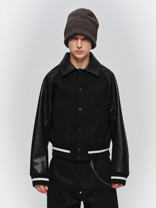 JIEDA　DRAPING VARSITY JACKET