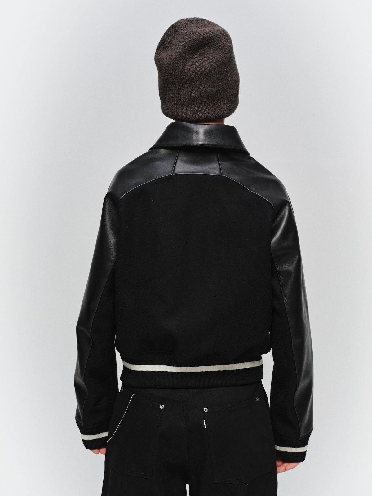 JIEDA　DRAPING VARSITY JACKET